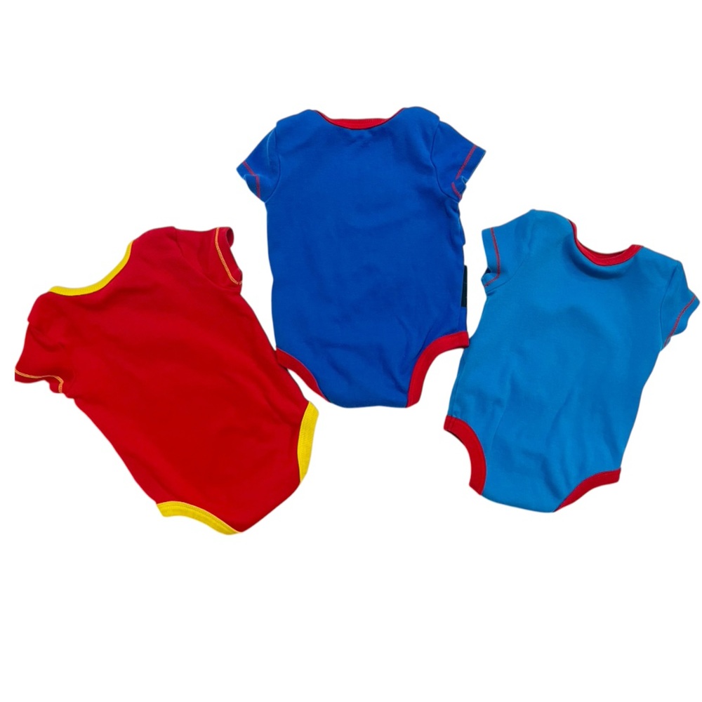 Marvel set of 3 short sleeve rompers baby 0-3 months - Picture 2 of 5